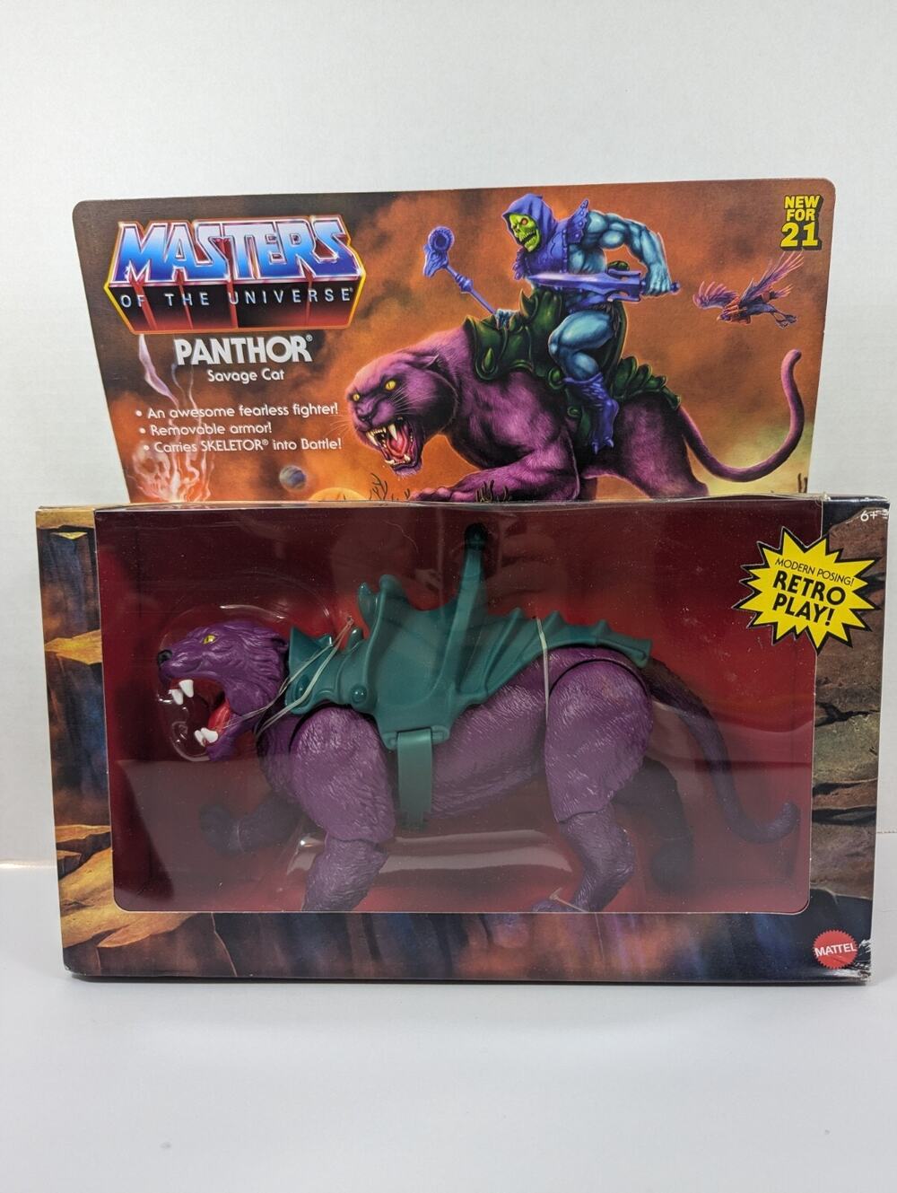Masters of the Universe Origins Panthor 6 inch Action Figure - NIB 2021